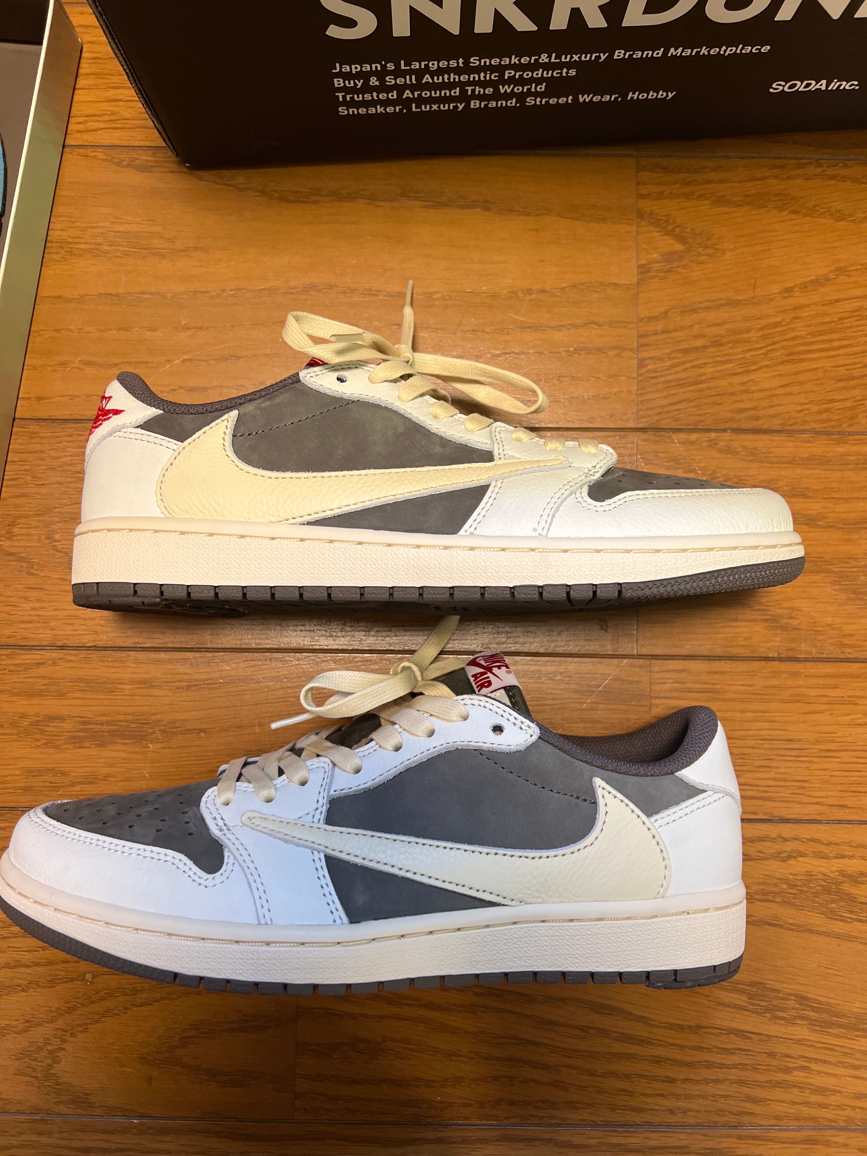 Travis Scott × Nike Air Jordan 1 Low OG SP "Reverse Mocha/Sail and Ridgerock"
