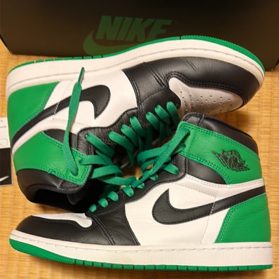 Nike Air Jordan 1 Retro High OG "Celtics/Black and Lucky Green" (2023)