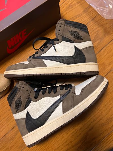 Travis Scott × Nike Air Jordan 1 Retro High OG TS SP "Sail/Dark Mocha"