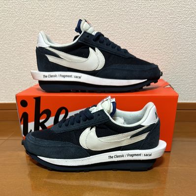 Fragment × sacai × Nike LD Waffle "Blackended Blue"