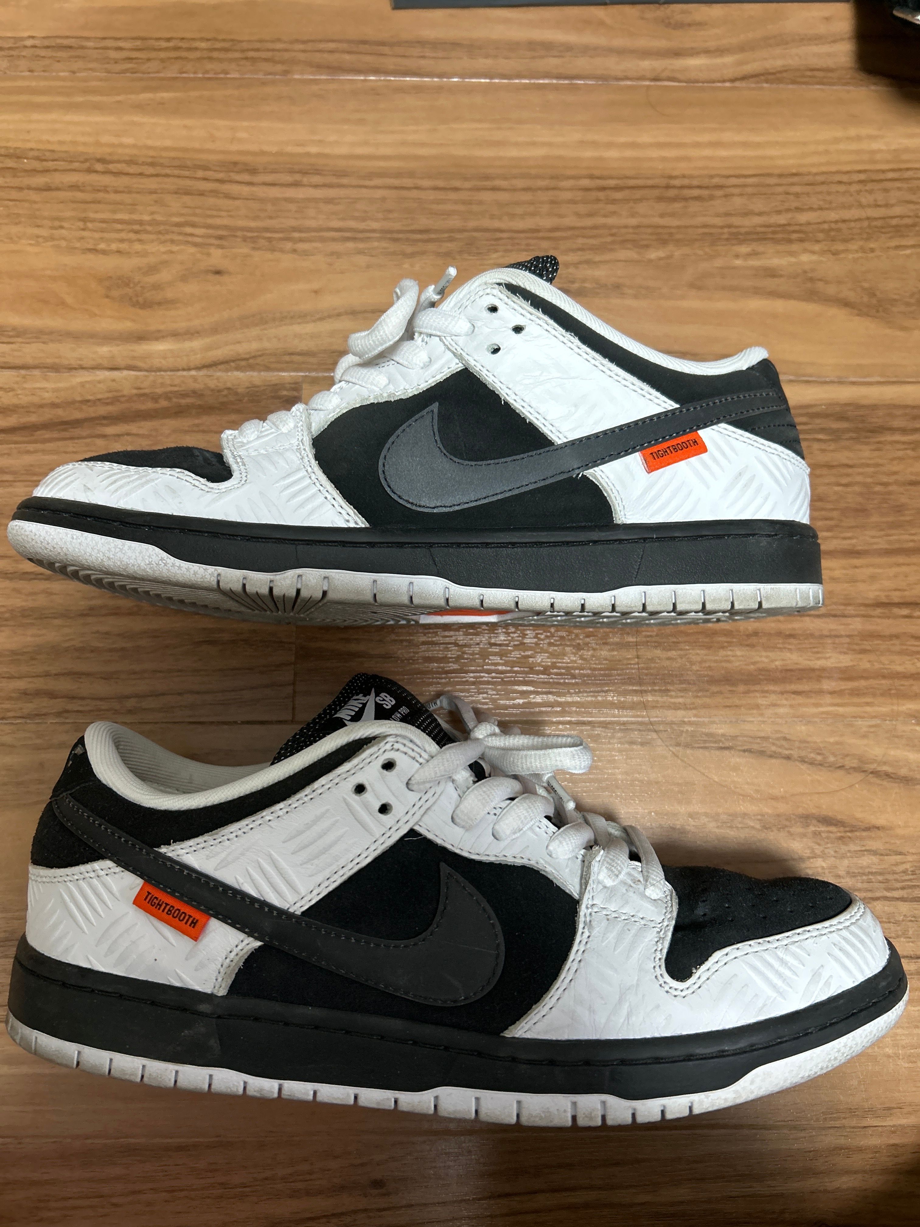 TIGHTBOOTH × Nike SB Dunk Low Pro QS "Black and White"