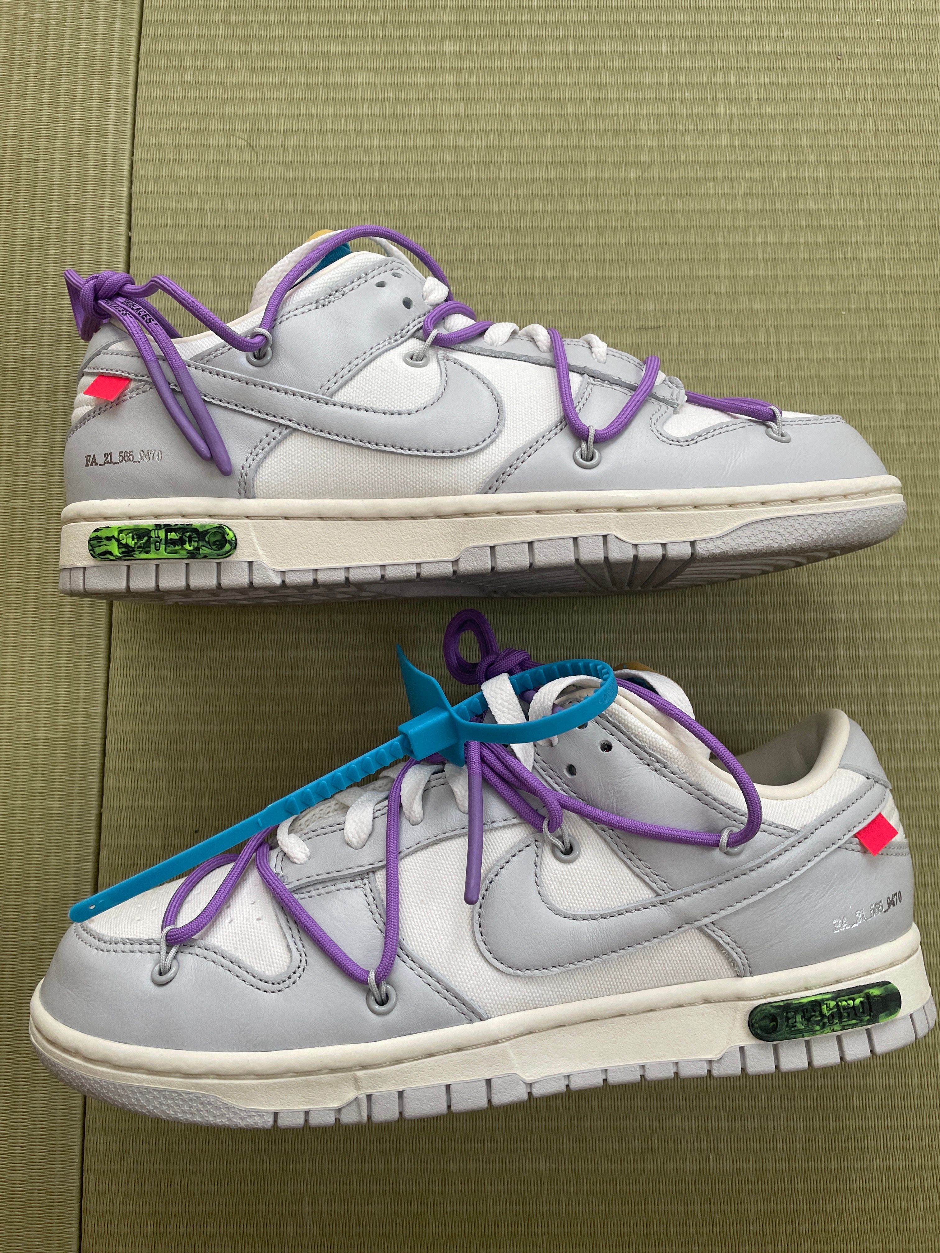 Off-White × Nike Dunk Low "Sail/Neutral Gray"