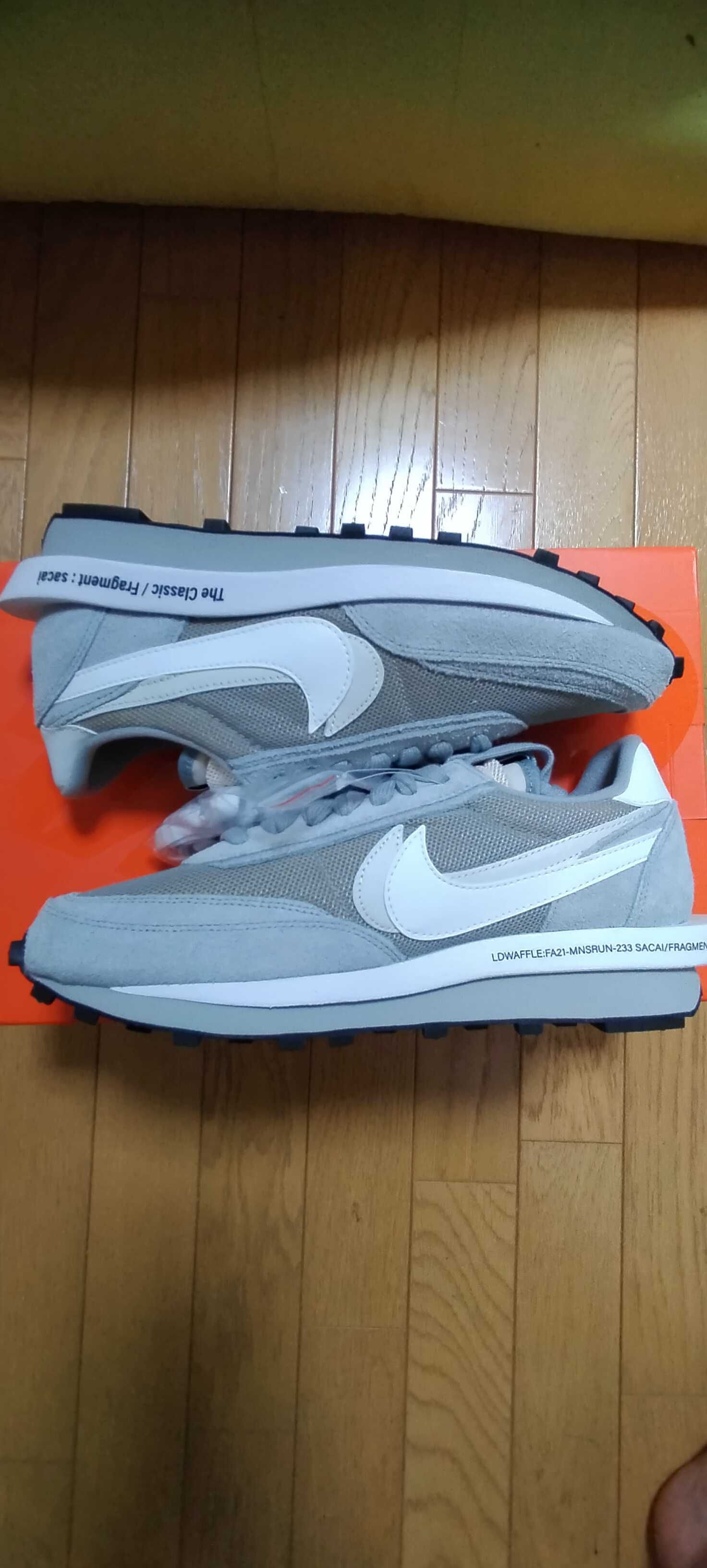 Fragment × sacai × Nike LD Waffle "Light Smoke Grey"