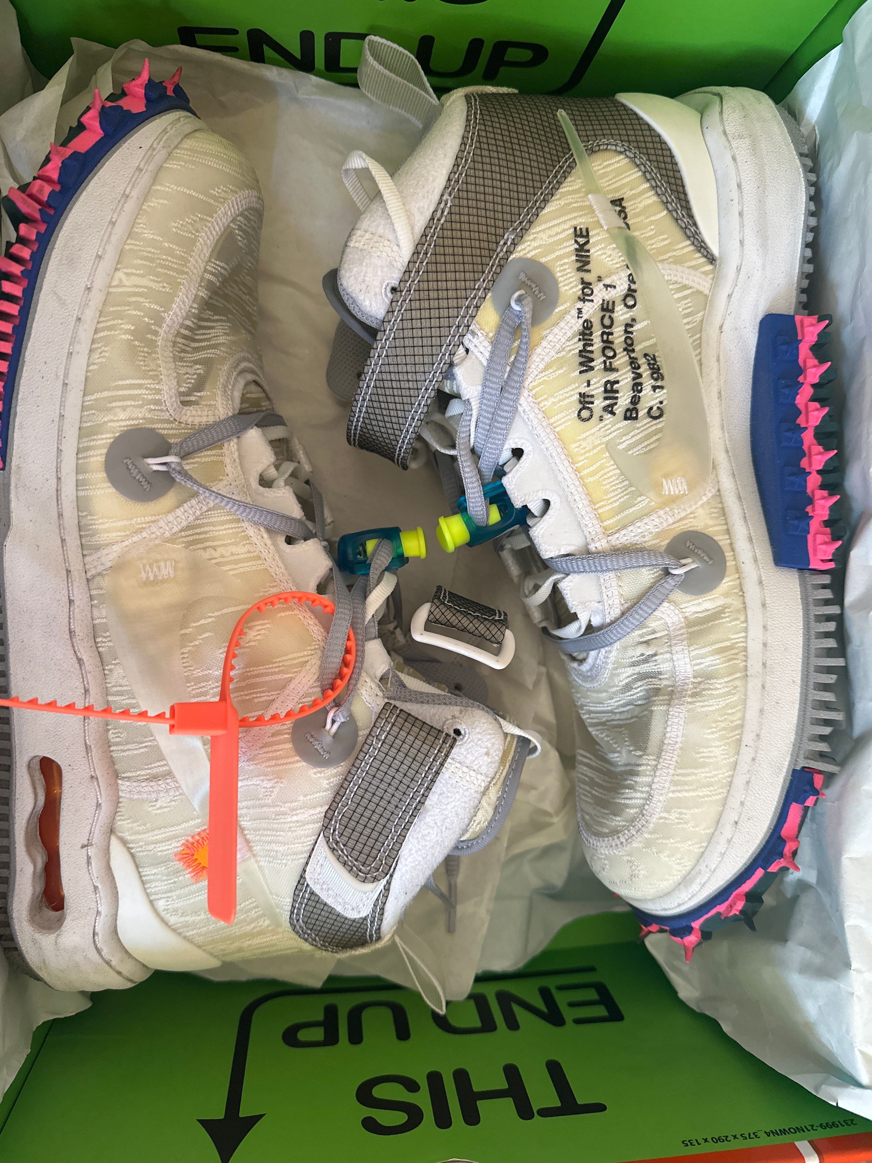 Off-White × Nike Air Force 1 Mid "White"