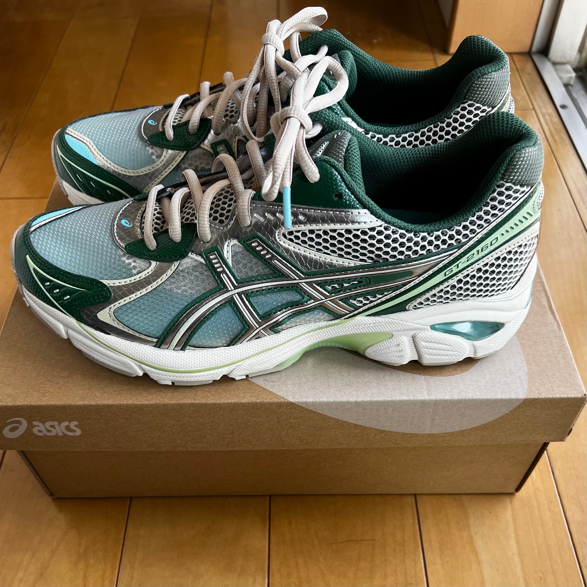 Above The Clouds x Asics GT-2160 "Cream/Shamrock Green"