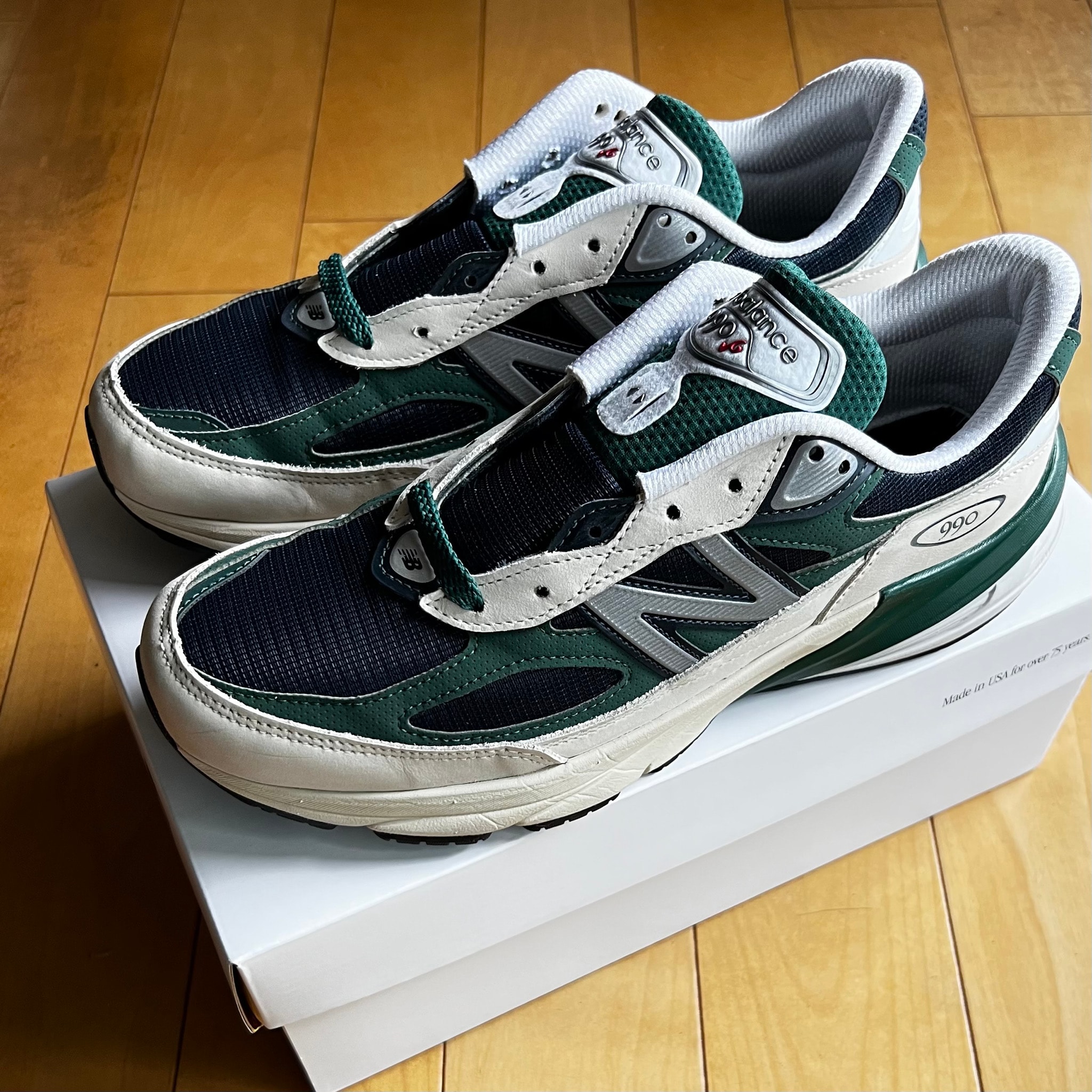Shohei Ohtani × New Balance 990V6 "White/Marsh Green/Outerspace"