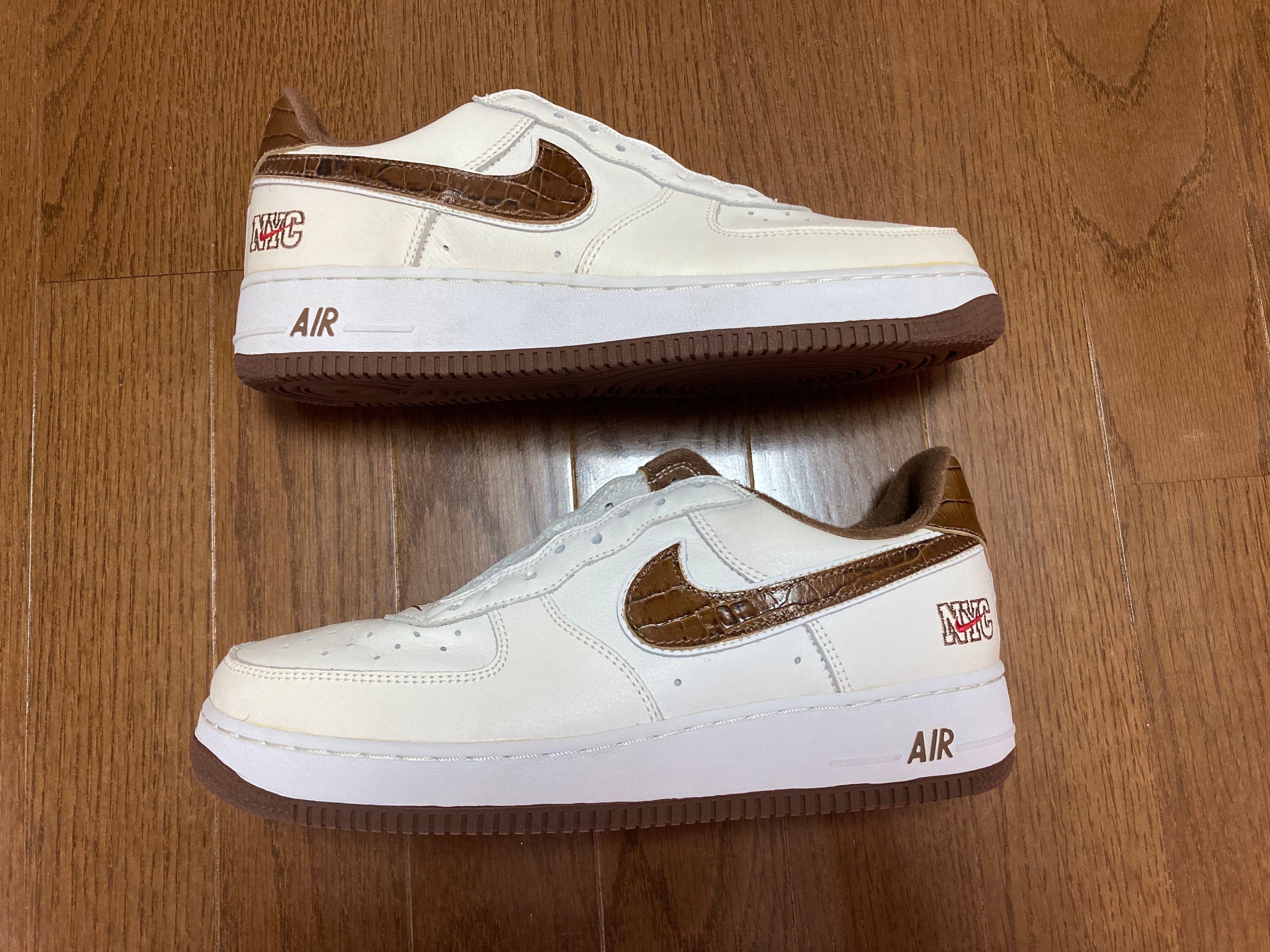 Nike Air Force 1 Low NYC "White/Bison-Varsity Red"