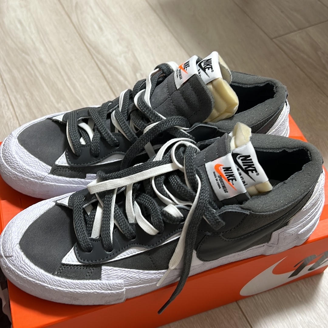 Sacai × Nike Blazer Low "Iron Grey"