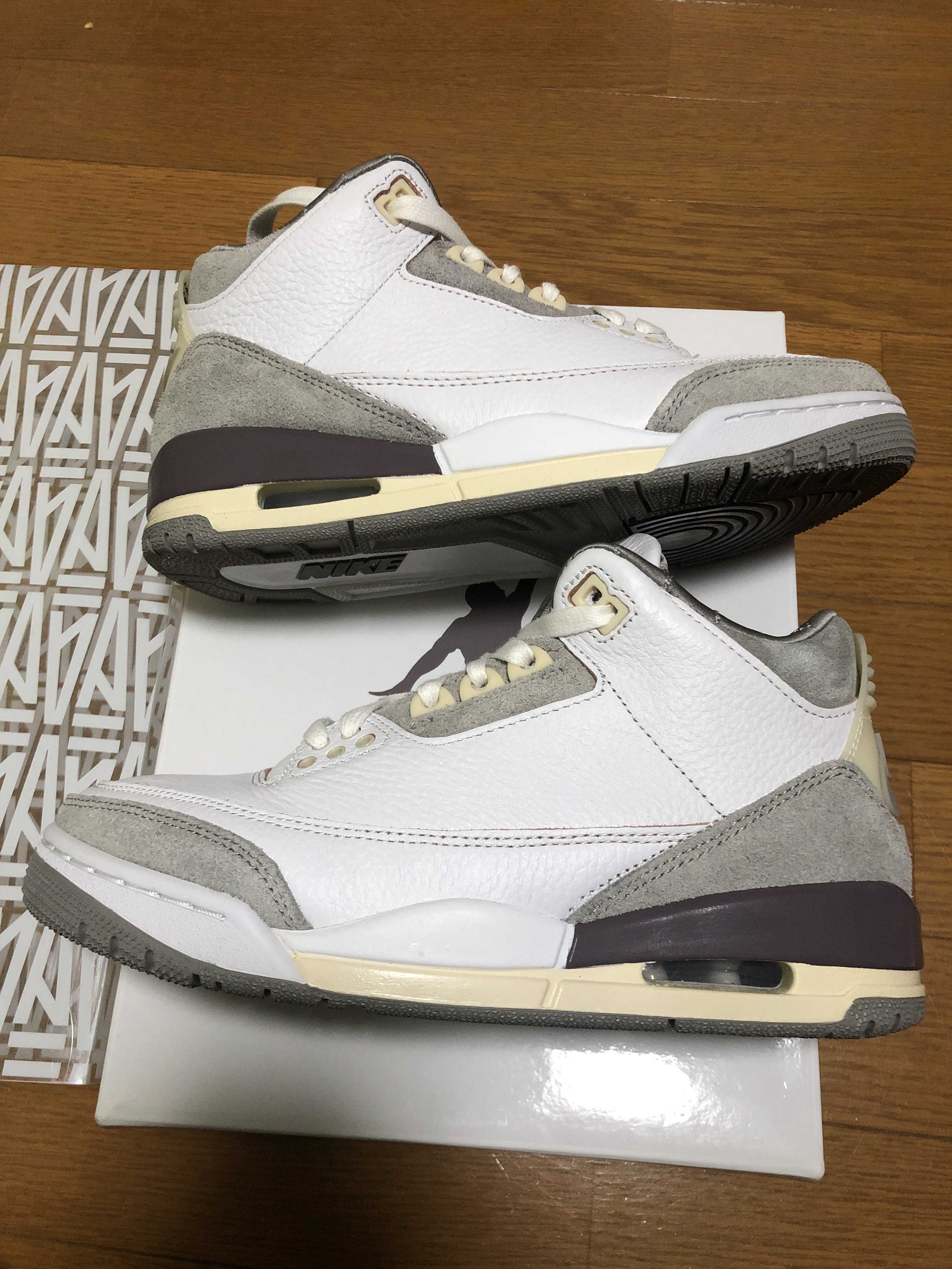 A Ma Maniere × Nike Women's Air Jordan 3 Retro SP "White/Medium Grey Violet Ore"