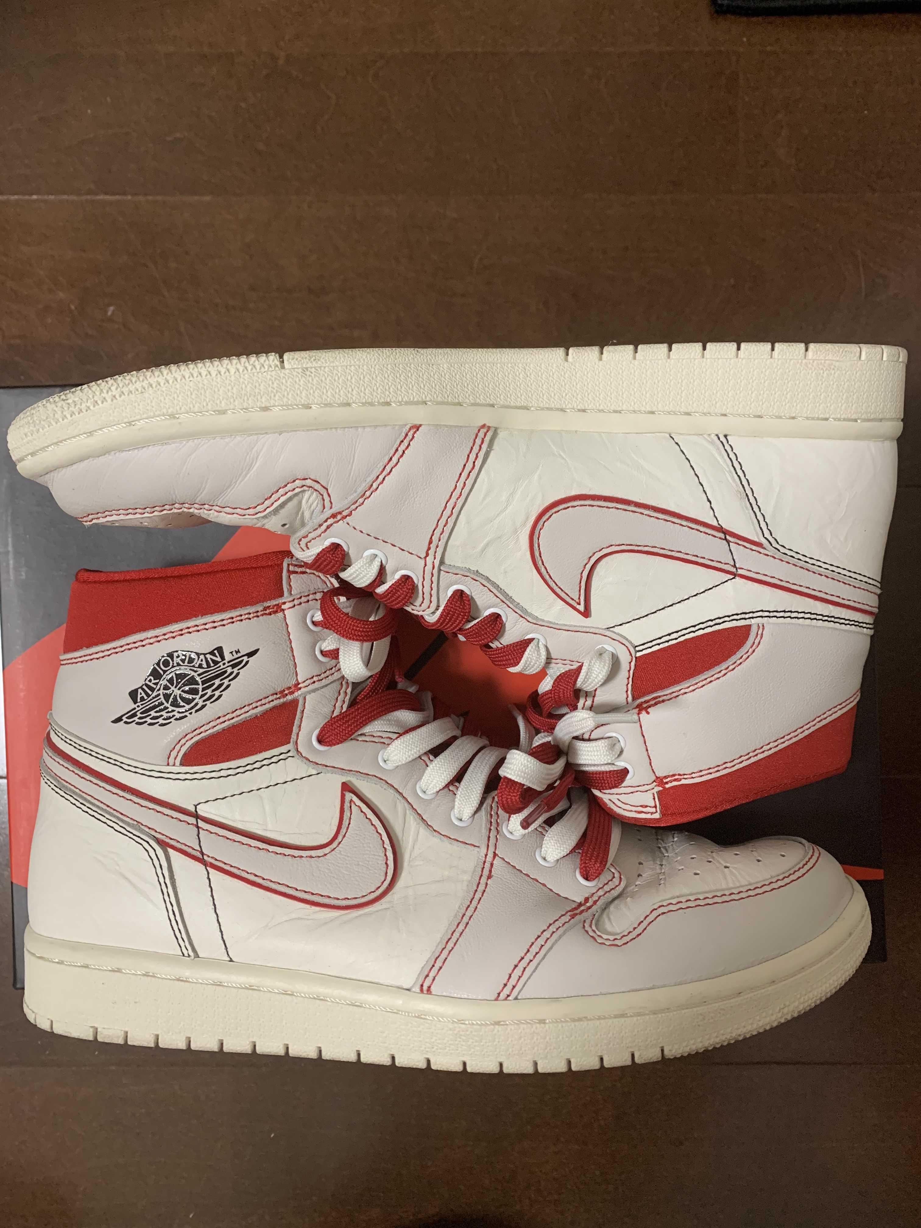 Nike Air Jordan 1 Retro High OG "Sail/University Red"     
