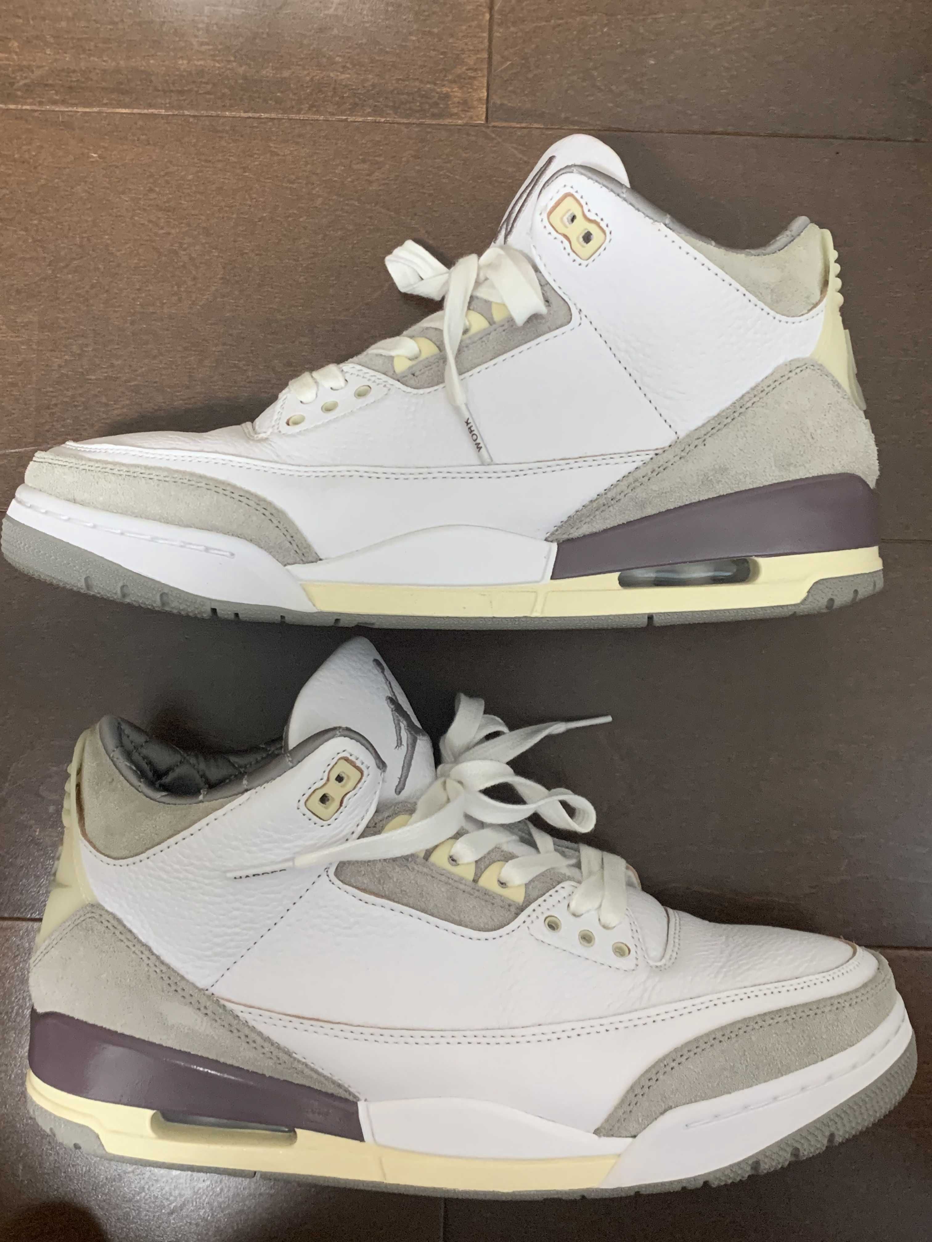 A Ma Maniere × Nike Women's Air Jordan 3 Retro SP "White/Medium Grey Violet Ore"