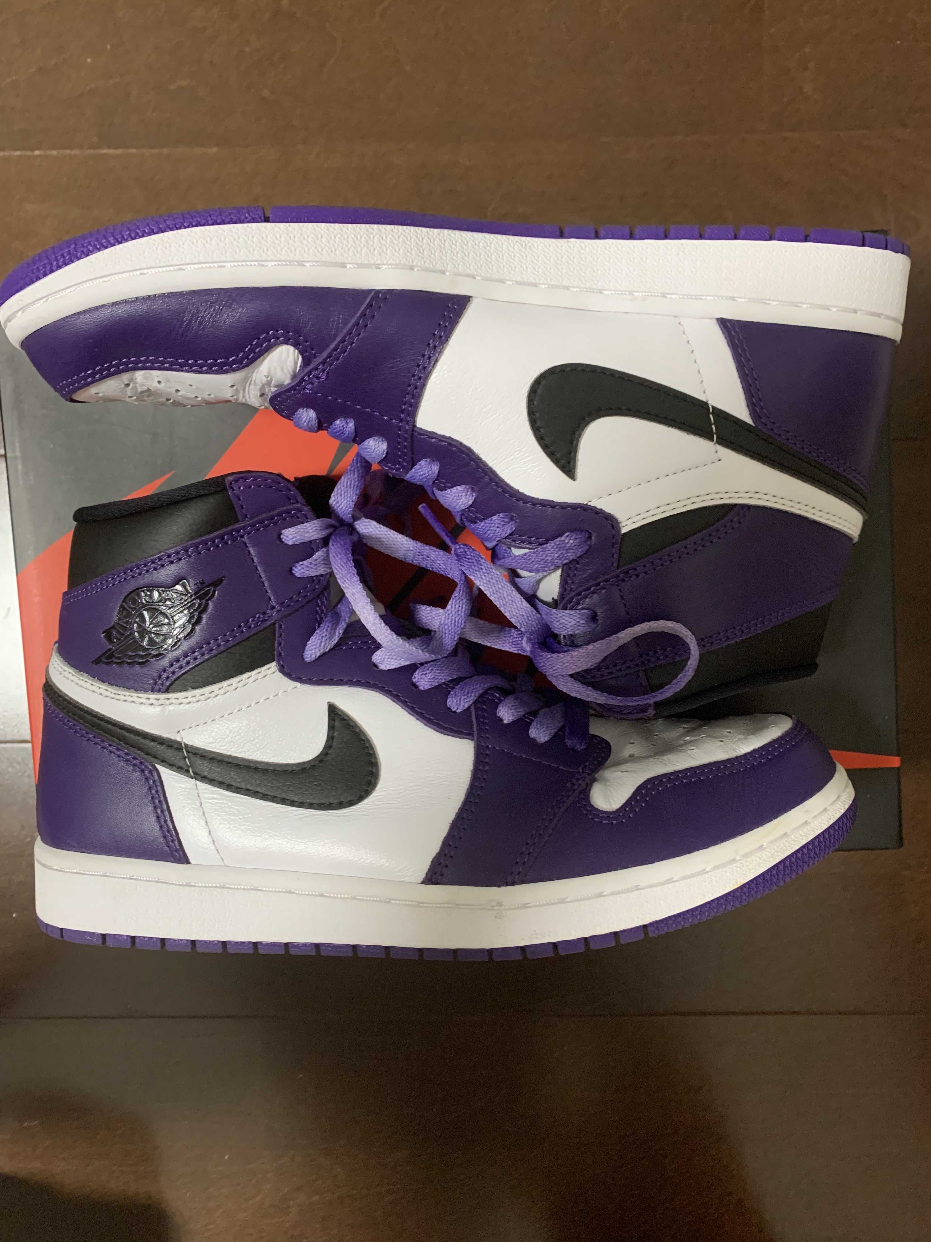 Nike Air Jordan 1 Retro High OG "Court Purple White/Black" (2020)