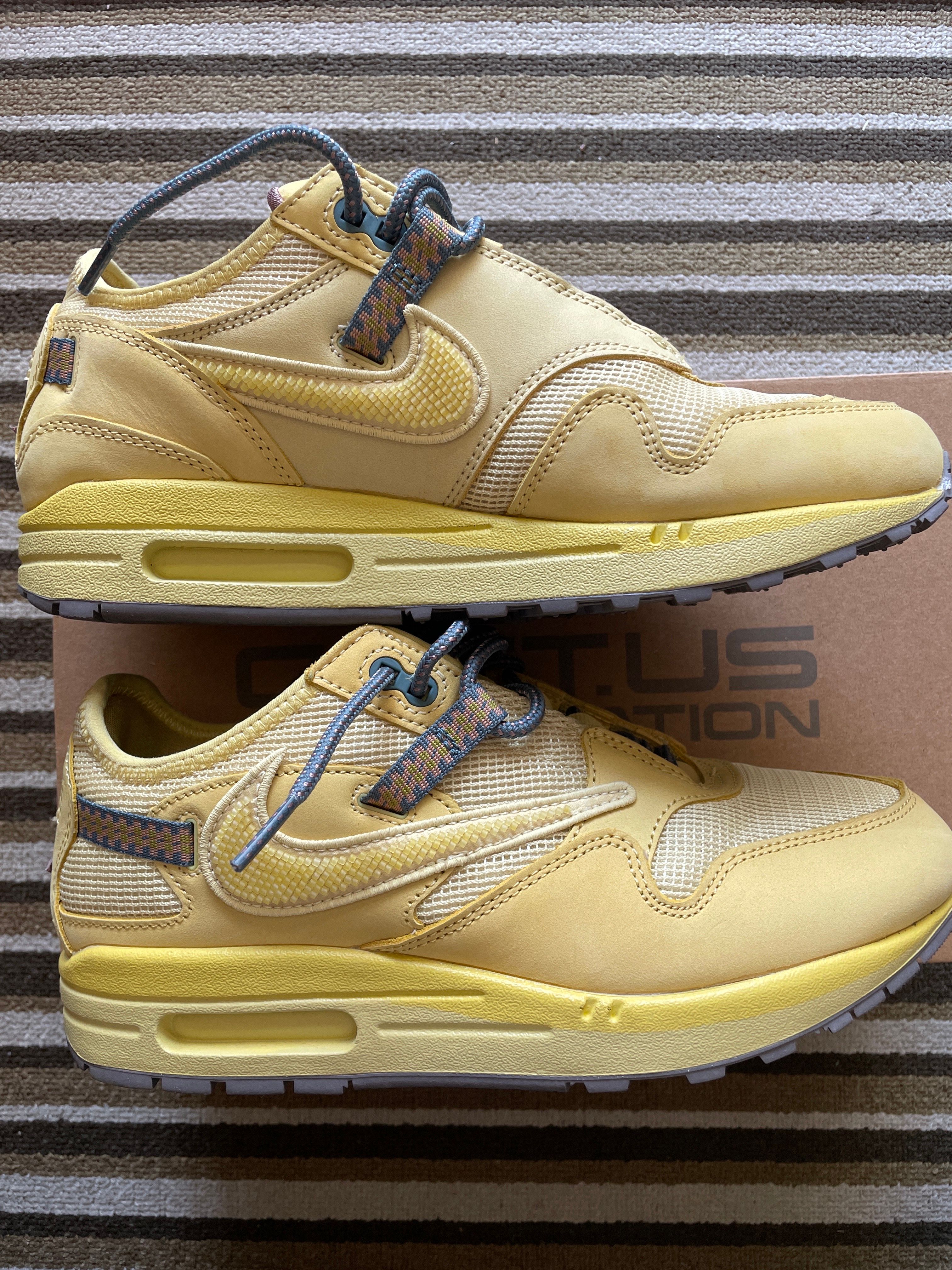 Travis Scott × Nike Air Max 1 "CACT.US Gold"