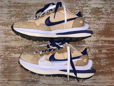 Sacai × Nike Vapor Waffle "Sesame And Blue Void"