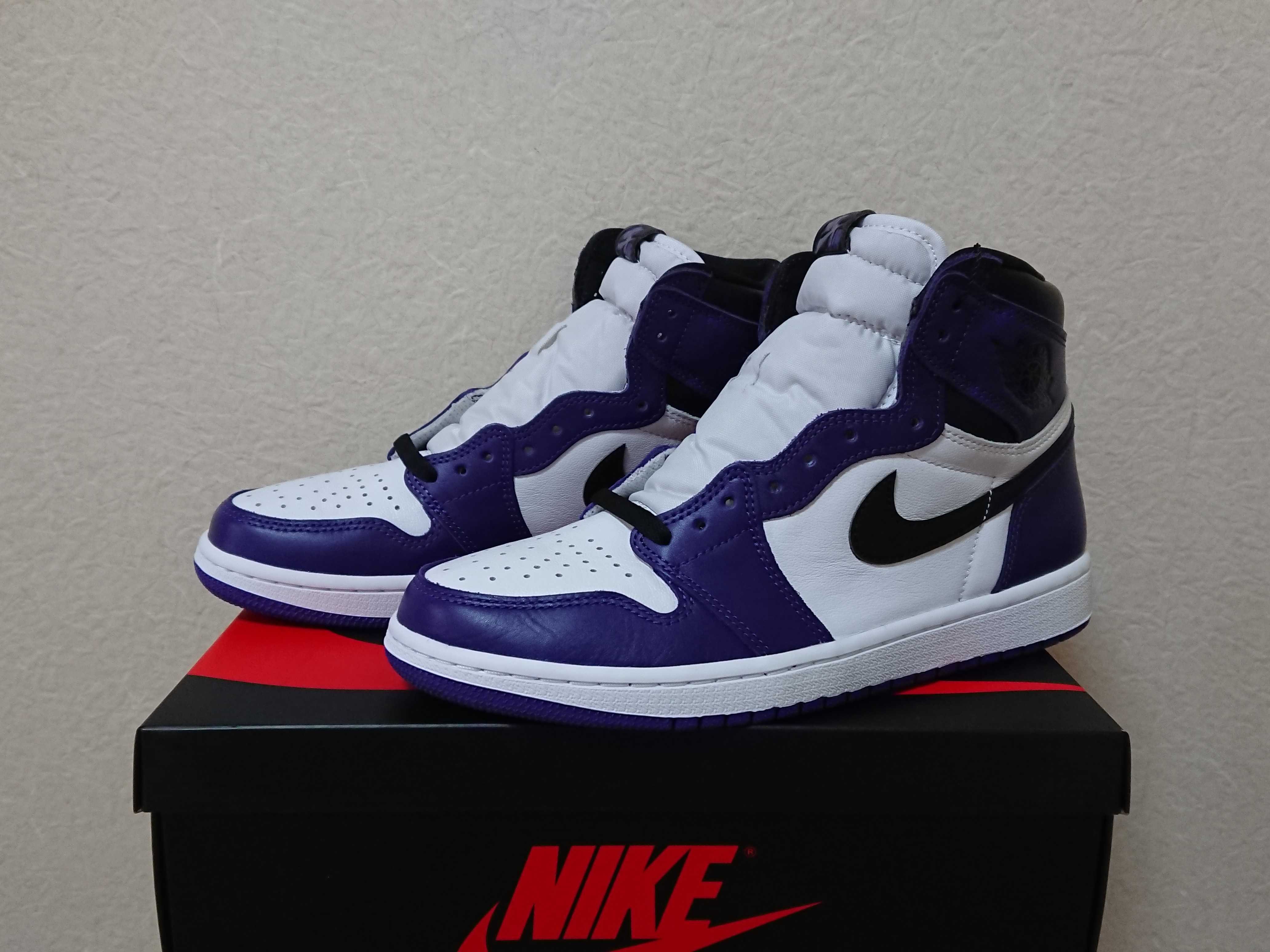 Nike Air Jordan 1 Retro High OG "Court Purple White/Black" (2020)