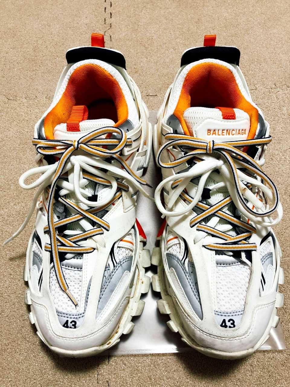 Balenciaga Track Sneaker "White/Orange"