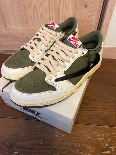 Travis Scott × Nike Air Jordan 1 Low OG SP "Reverse Olive"
