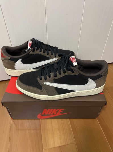 Travis Scott × Nike Air Jordan 1 Low OG SP-T "Black/Dark Mocha"