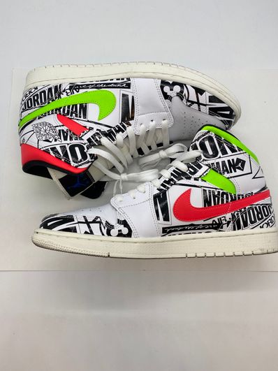 NIKE AIR JORDAN 1 MID "ALL OVER LOGOS"