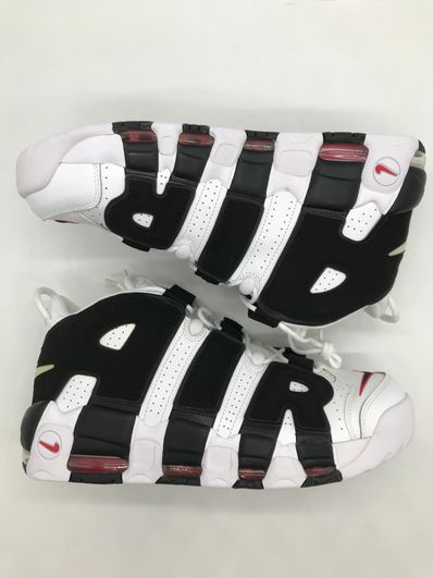 Nike Air More up Tempo "White/Black/University Red"(~2018)
