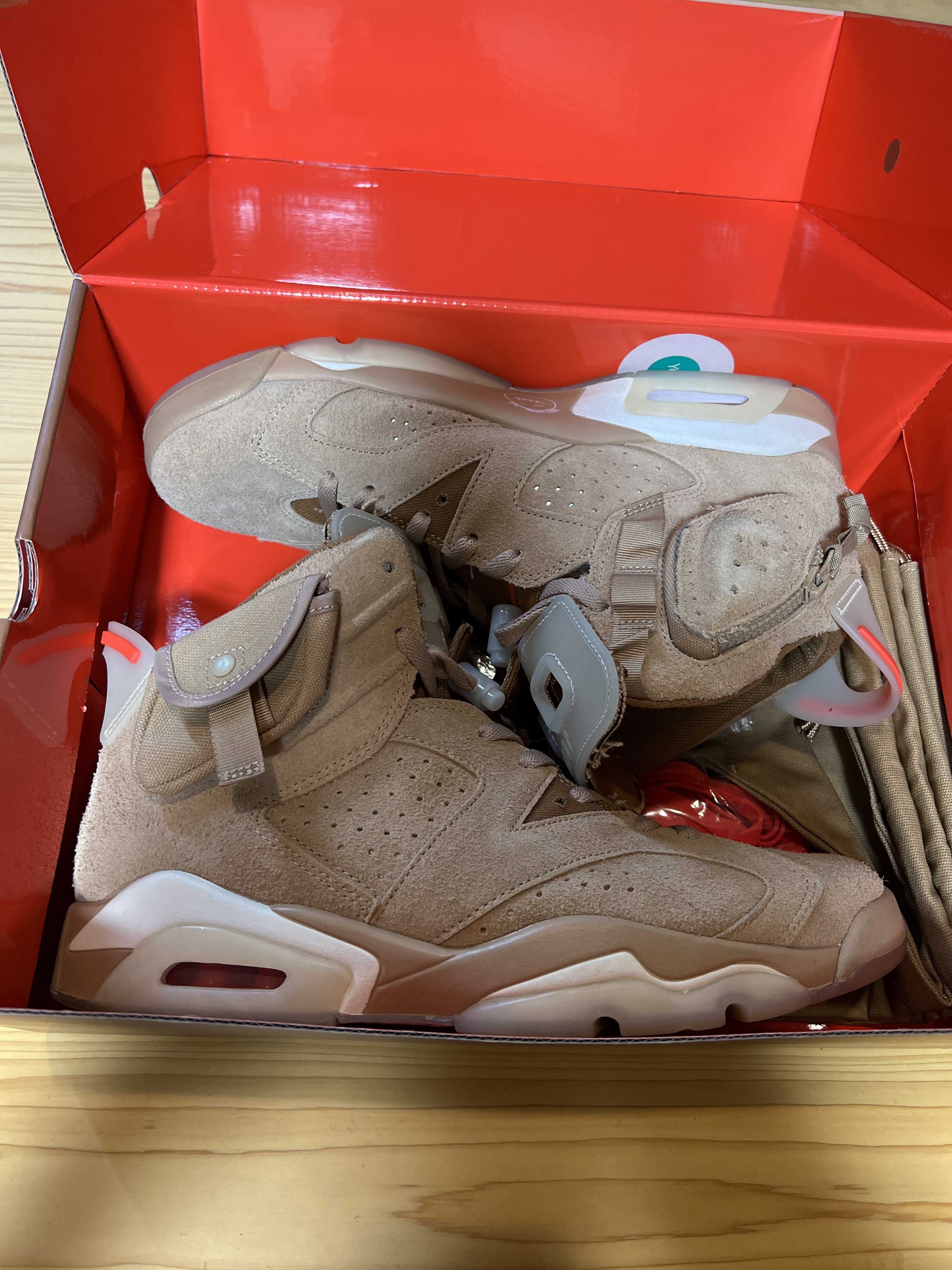 Travis Scott × Nike Air Jordan 6 "British Khaki"