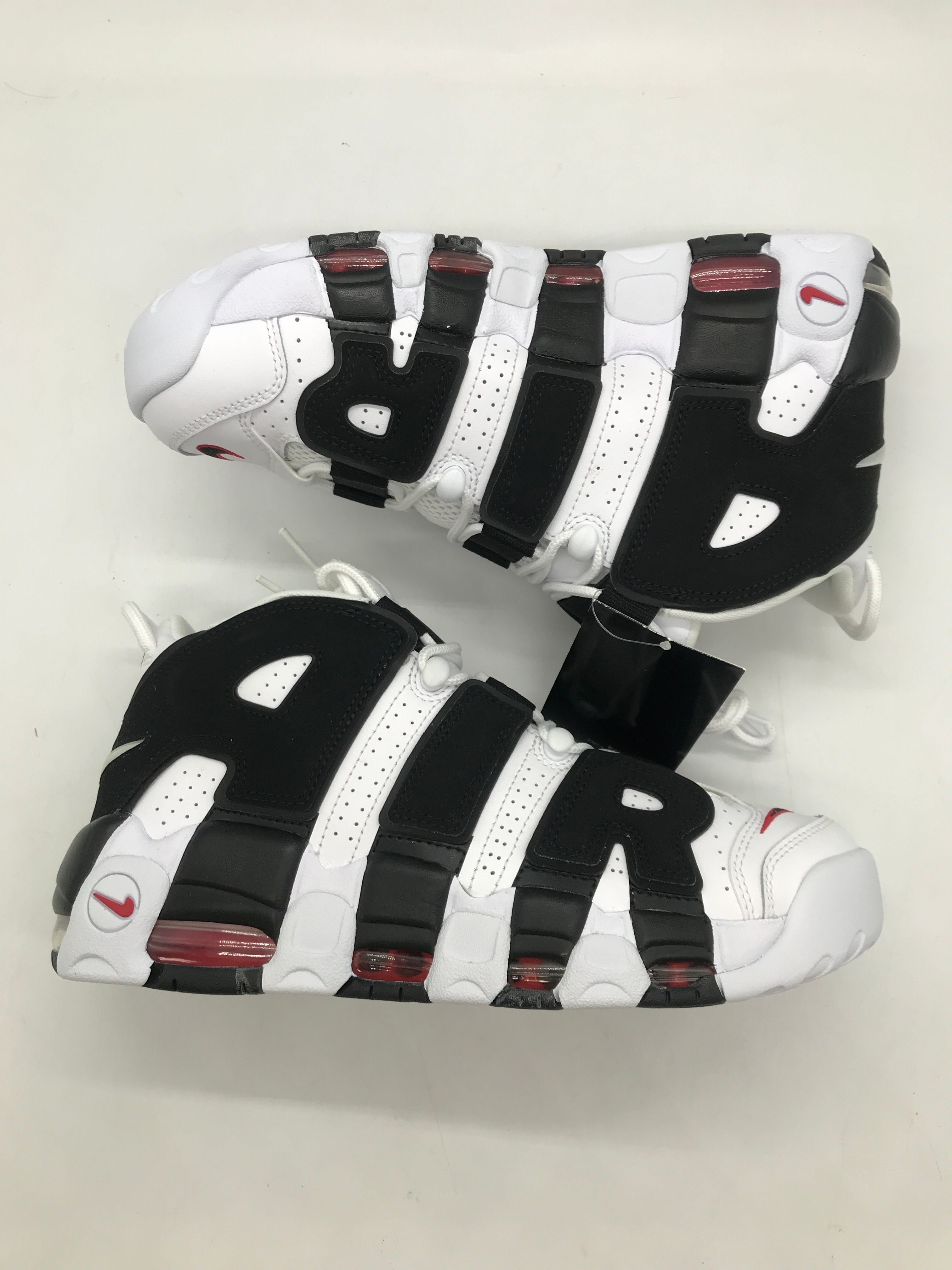 Nike Air More up Tempo "White/Black/University Red"(~2018)