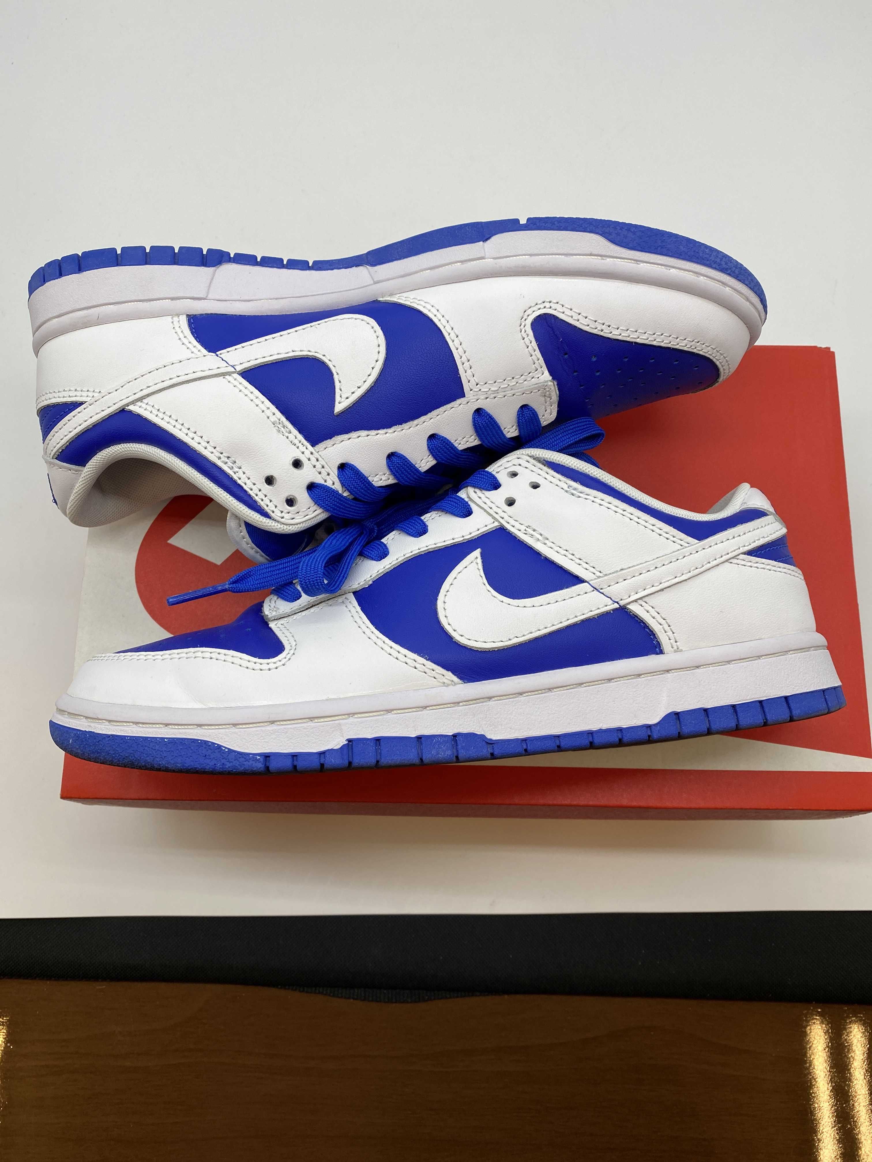 Nike Dunk Low Retro "Racer Blue and White"