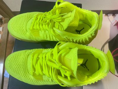 Air jordan 4 shop retro flyknit volt