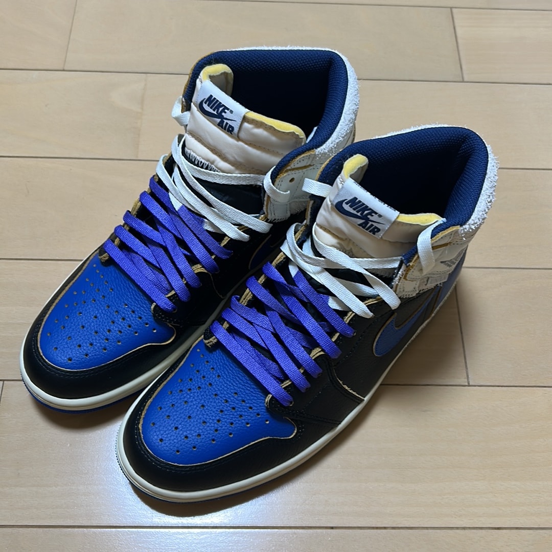 fragment design × UNION × Nike Air Jordan 1 High OG "Sport Royal"