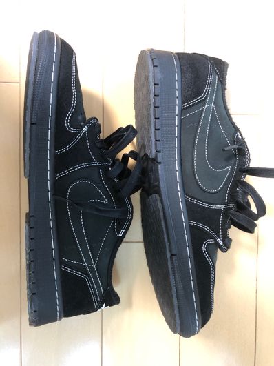 Travis Scott × Nike Air Jordan 1 Low OG SP "Black Phantom"