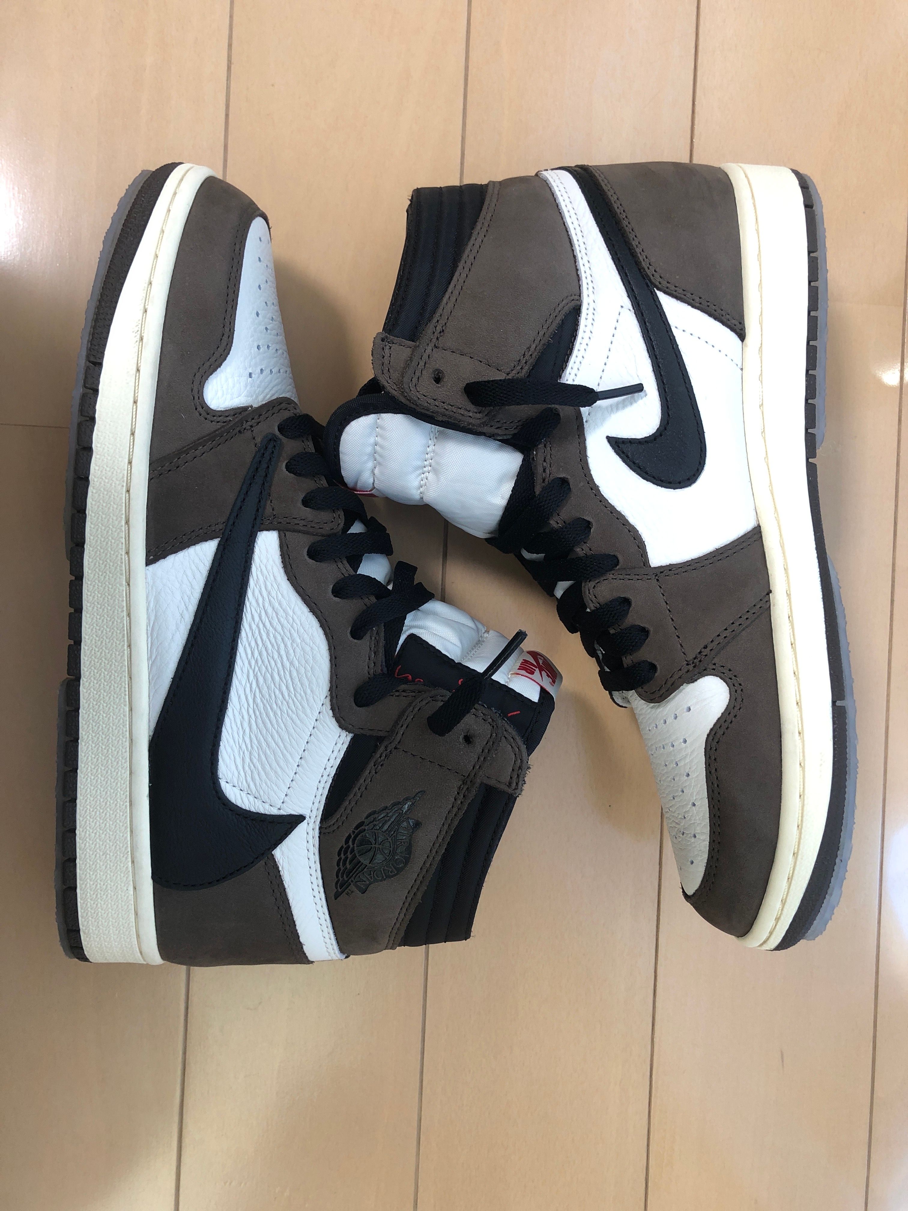 Travis Scott × Nike Air Jordan 1 Retro High OG TS SP "Sail/Dark Mocha"
