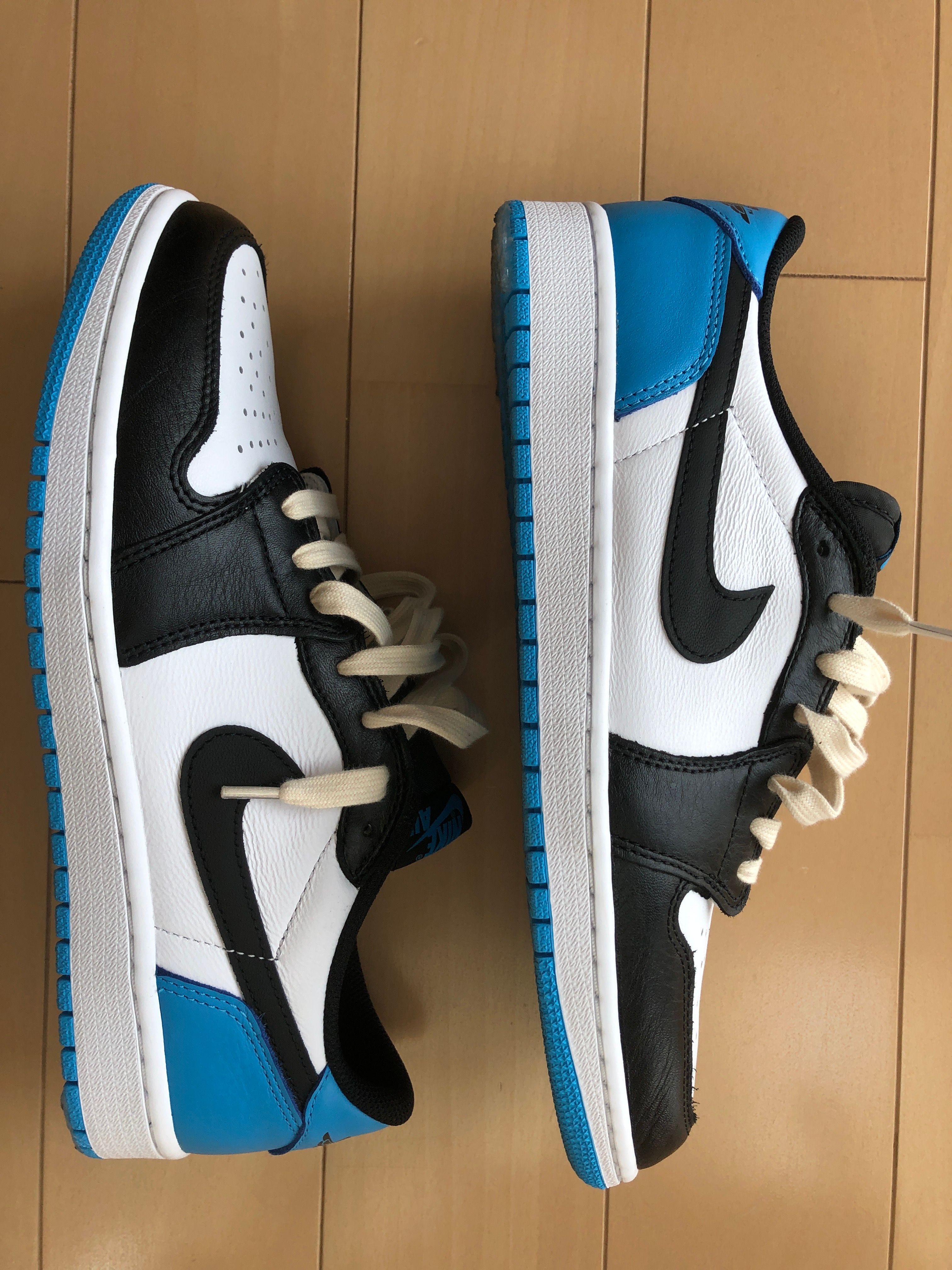 Nike Air Jordan 1 Low OG "Black and Dark Powder Blue/UNC"