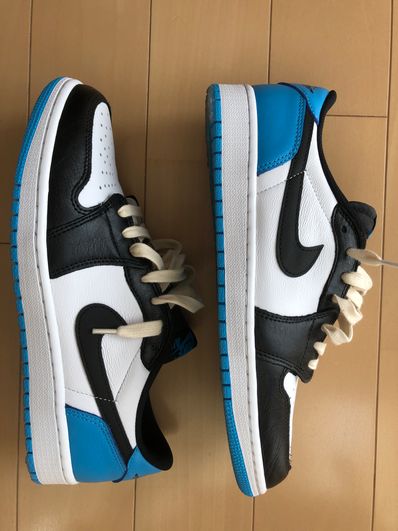 Nike Air Jordan 1 Low OG "Black and Dark Powder Blue/UNC"