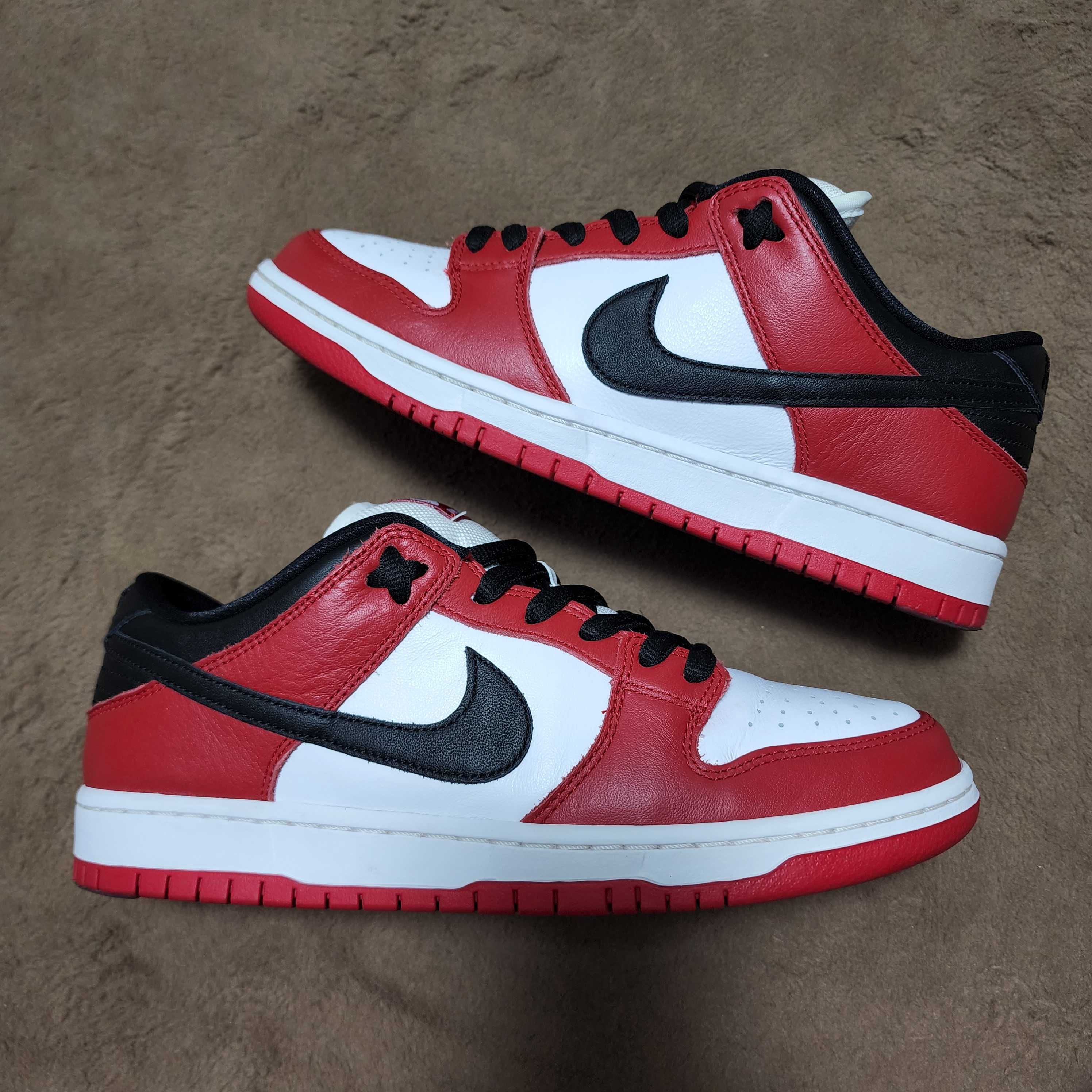 Nike SB Dunk Low Pro "J-Pack Chicago/Varsity Red and White"