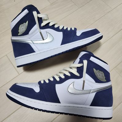 Nike Air Jordan 1 High OG CO.JP "White/Midnight Navy" (2020)(ブリーフケースなし)