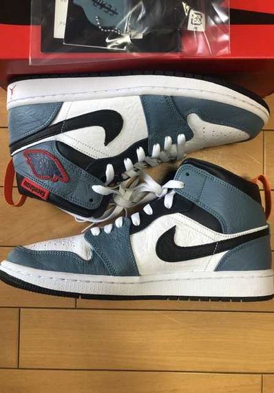FACETASM × Nike Air Jordan 1 Mid "White/Navy"