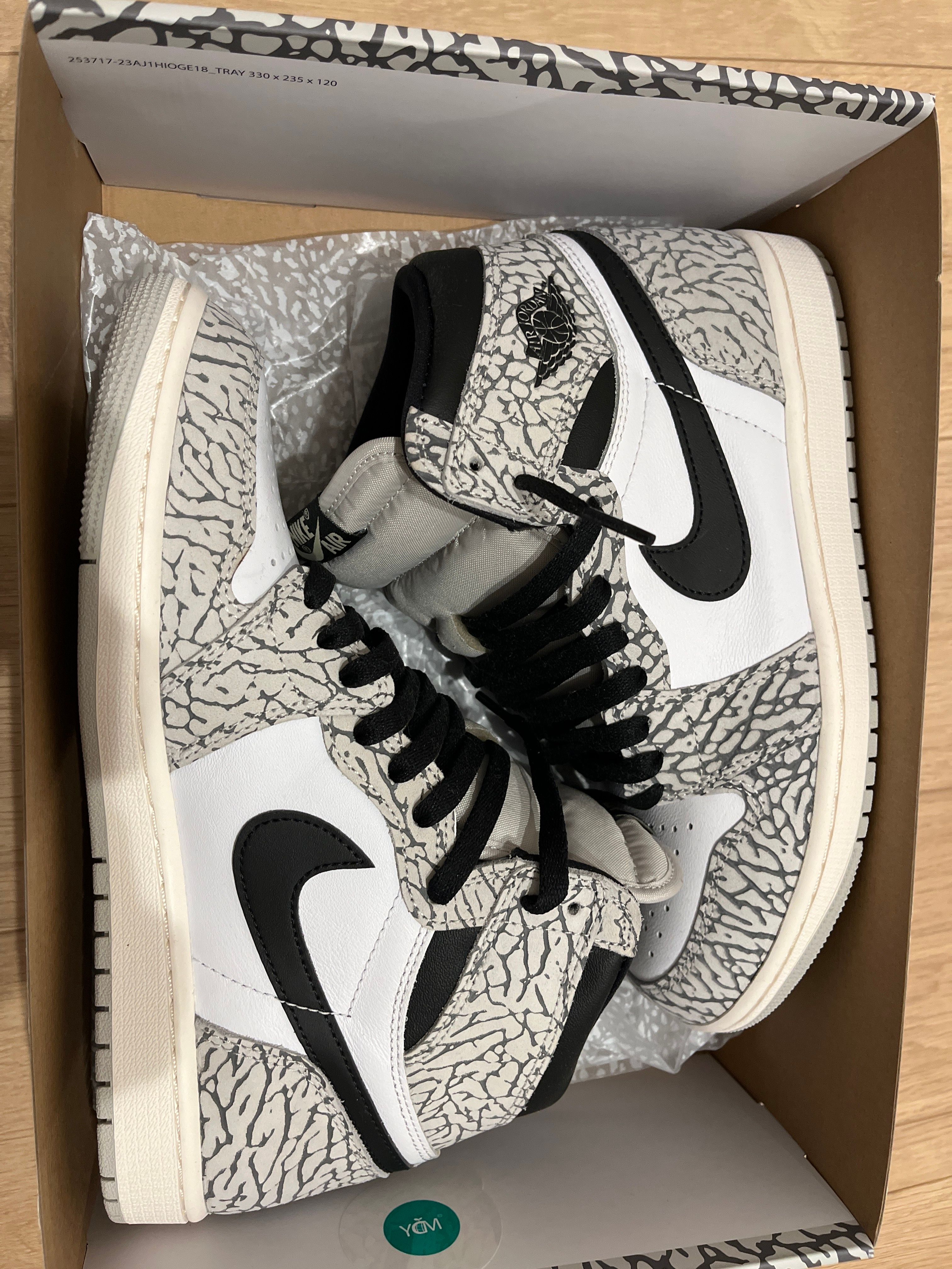 Nike Air Jordan 1 High OG "White Cement/Safari"