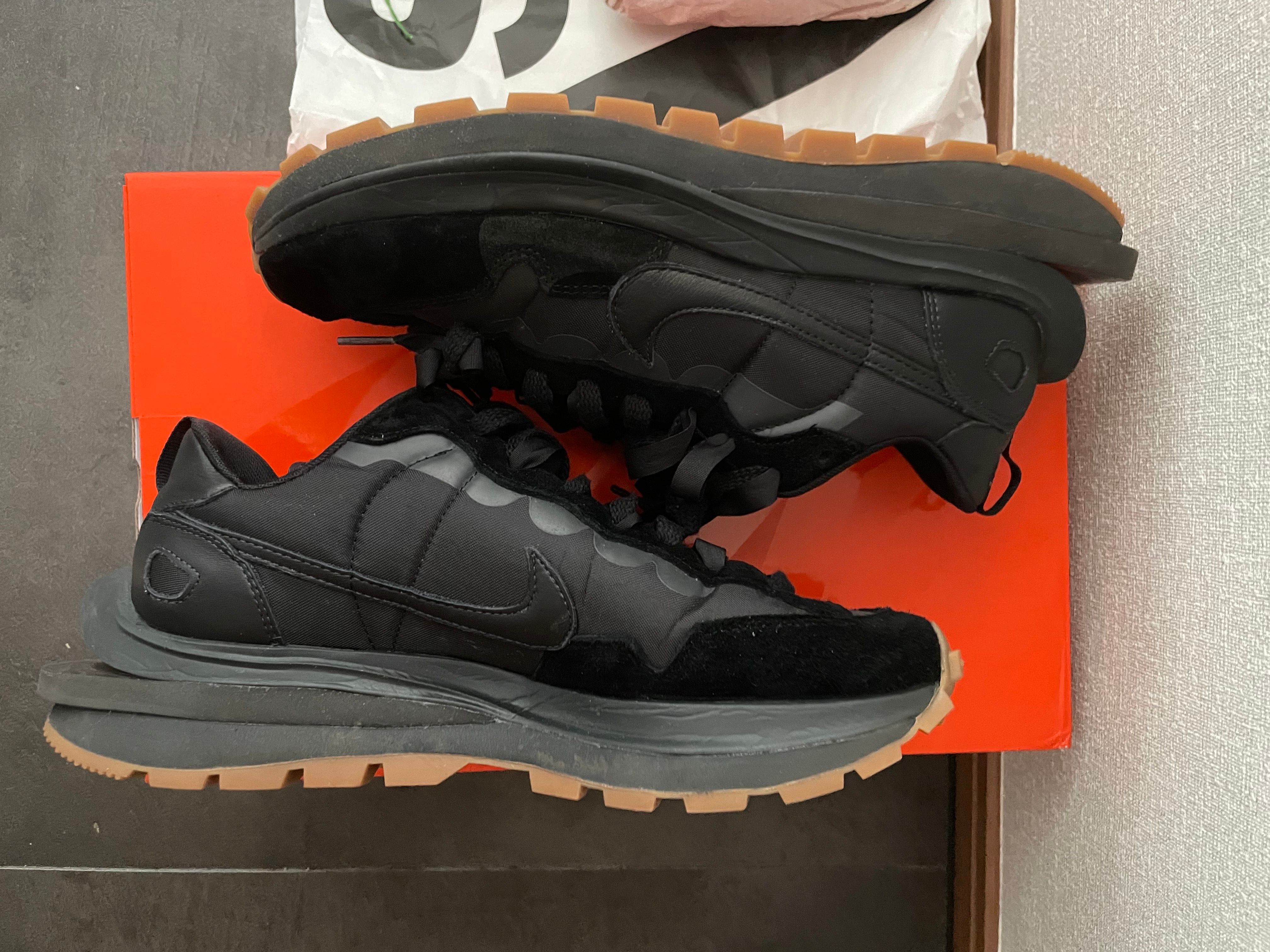 sacai × Nike VaporWaffle "Black Gum"