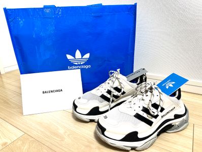 adidas × BALENCIAGA Triple S "White"