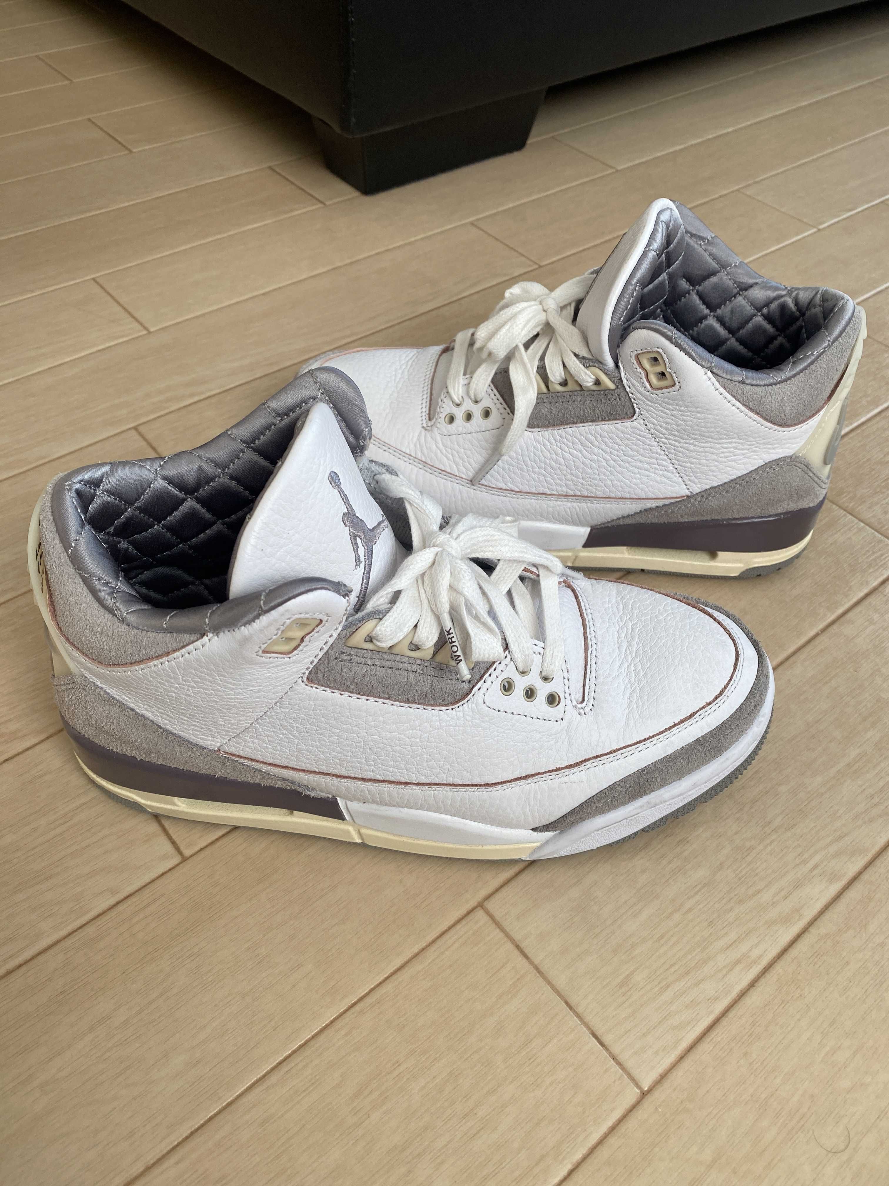 A Ma Maniere × Nike Women's Air Jordan 3 Retro SP "White/Medium Grey Violet Ore"