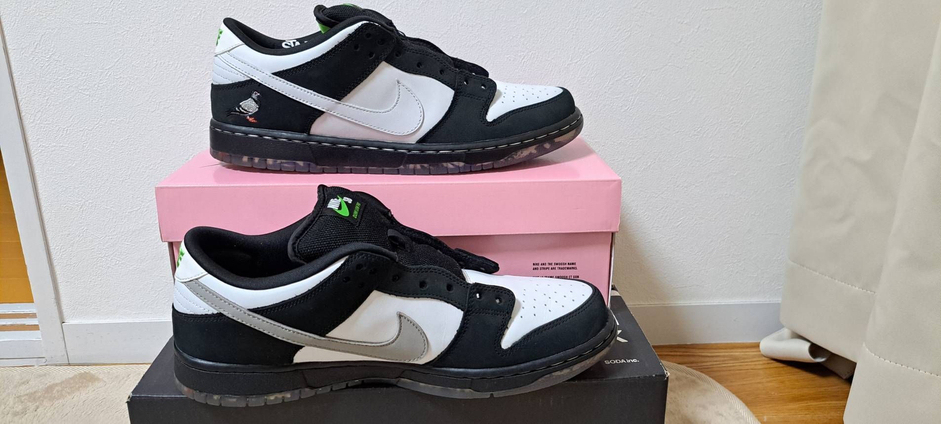 STAPLE × Nike SB Dunk Low "Pigeon Black/White"
