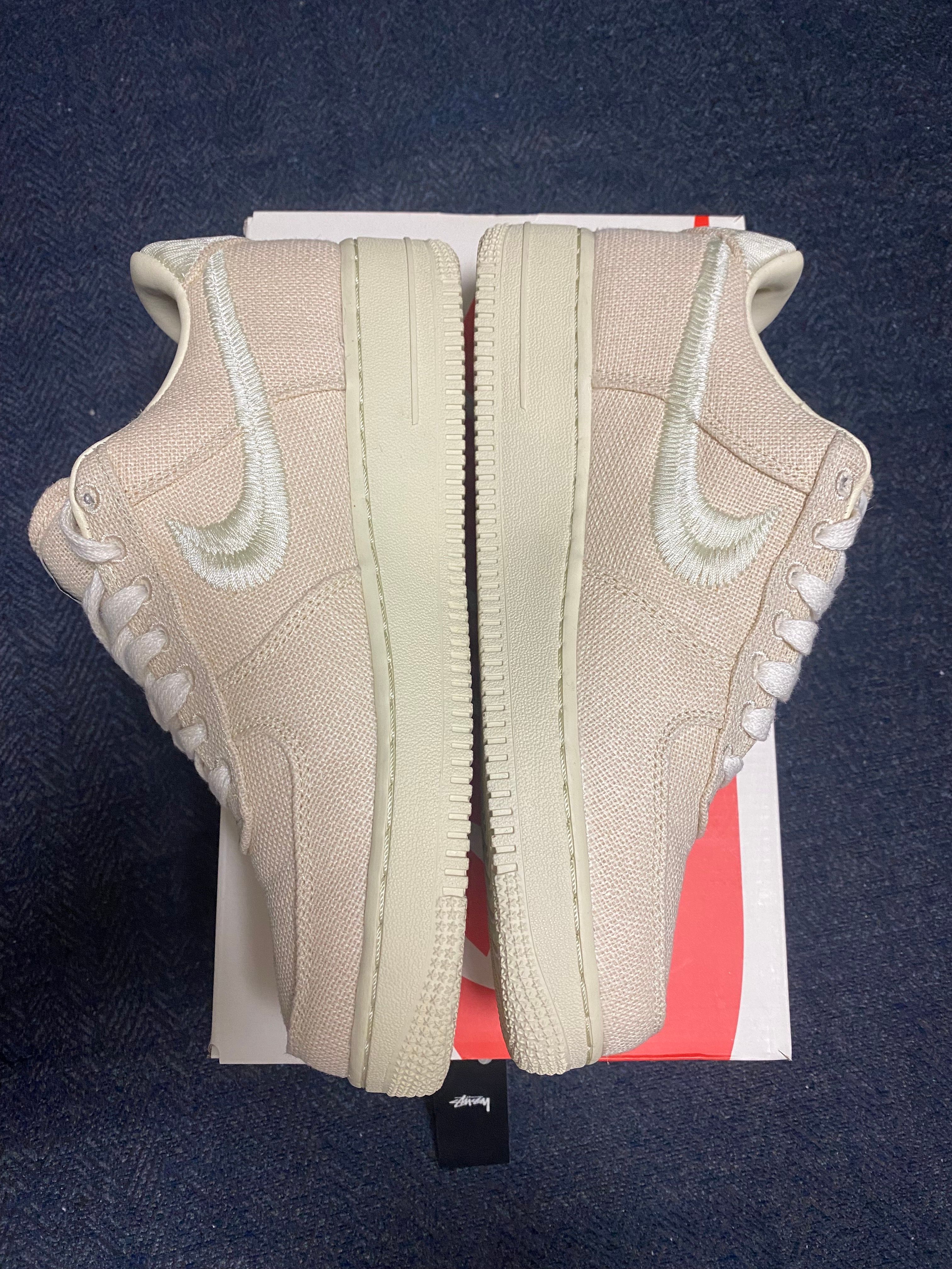 Stussy × Nike Air Force 1 Low "Fossil Stone"