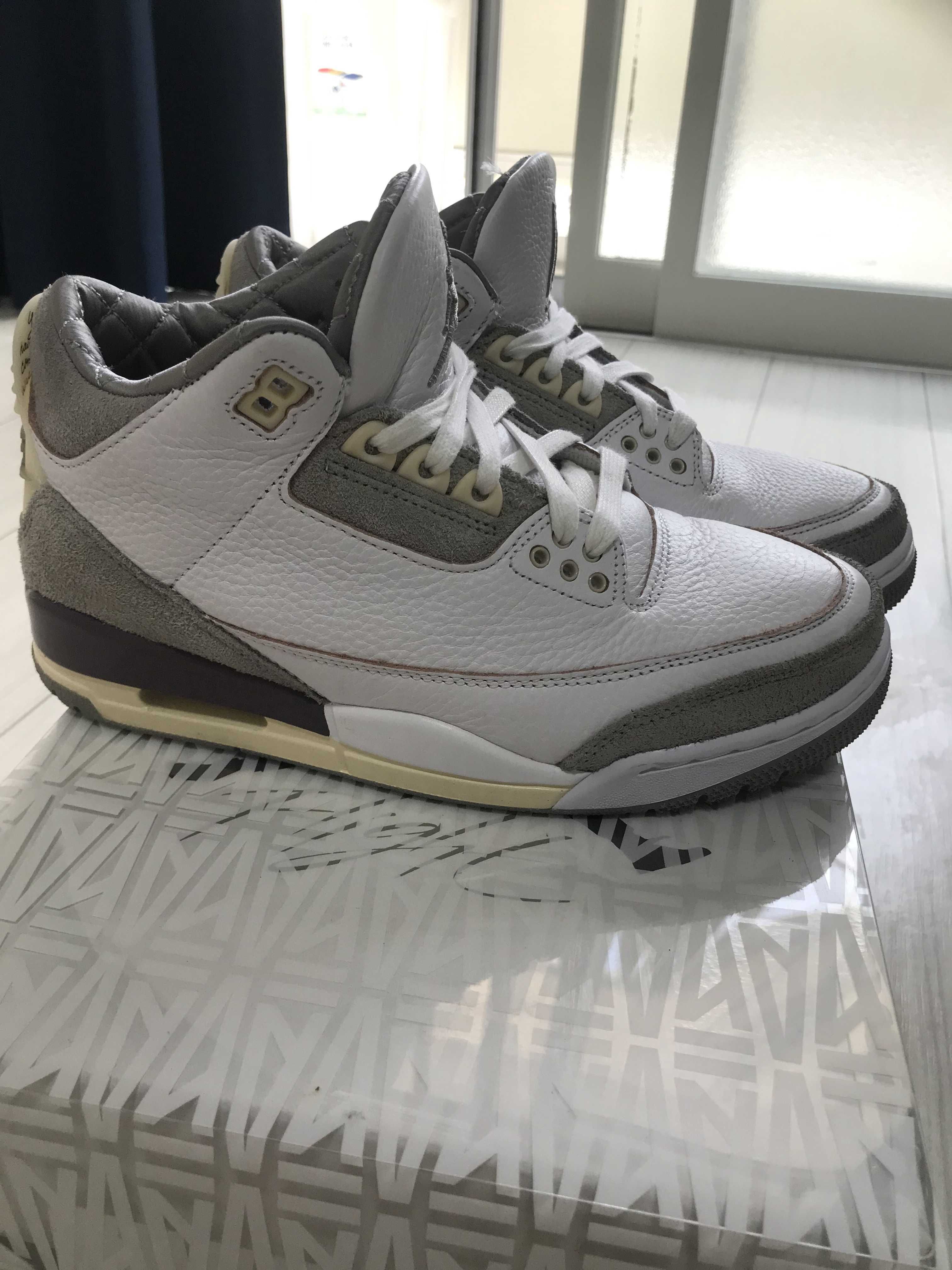 A Ma Maniere × Nike Women's Air Jordan 3 Retro SP "White/Medium Grey Violet Ore"