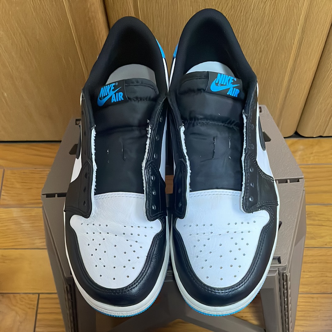 Nike Air Jordan 1 Low OG "Black and Dark Powder Blue/UNC"