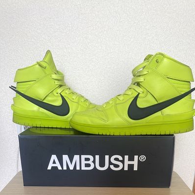 AMBUSH × NIKE DUNK HIGH "FLASH LIME"