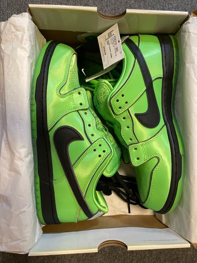 The Powerpuff Girls × Nike SB Dunk Low Pro QS "Buttercup"