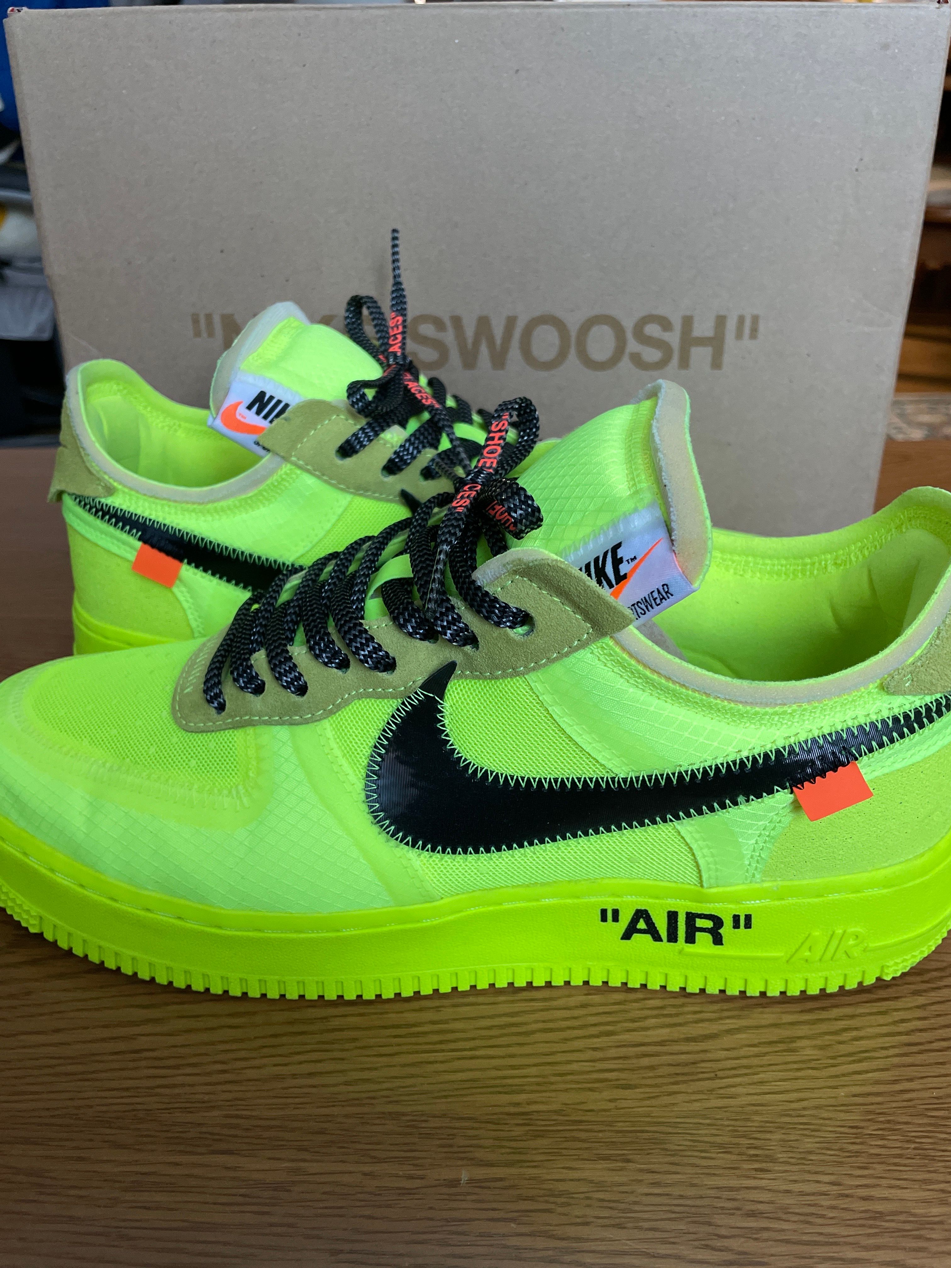 Off-White × Nike Air Force 1 Low "Volt"