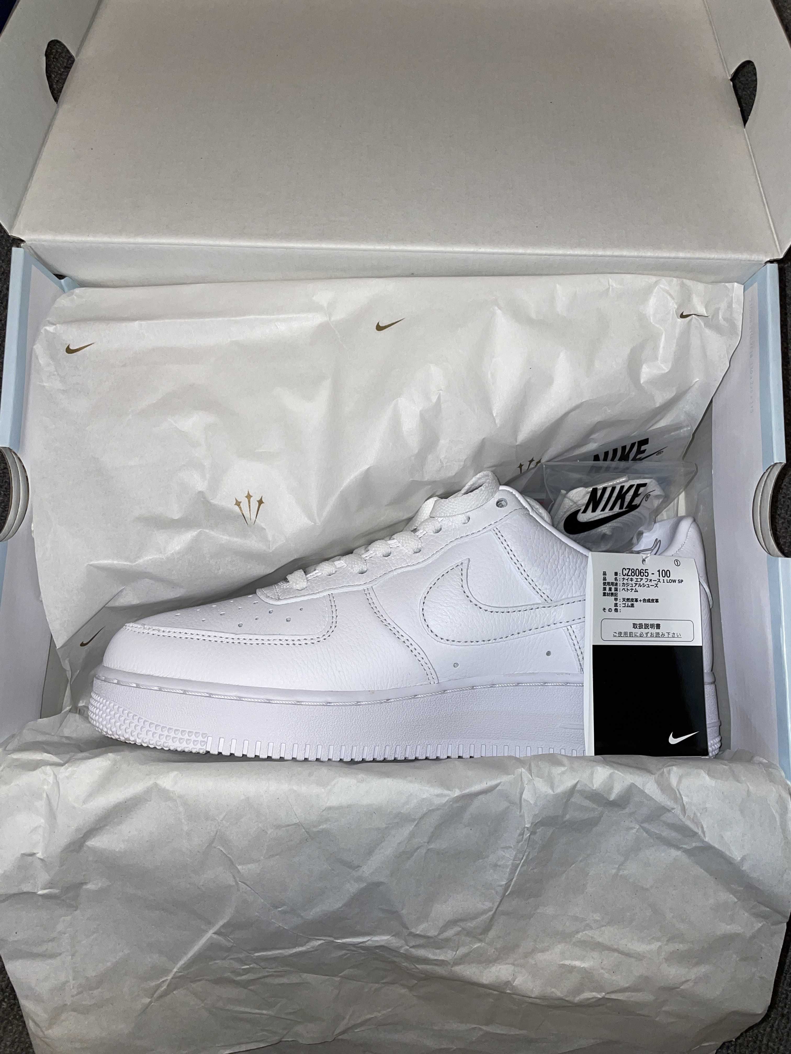 Drake NOCTA × Nike Air Force 1 Low "Love You Forver/White"