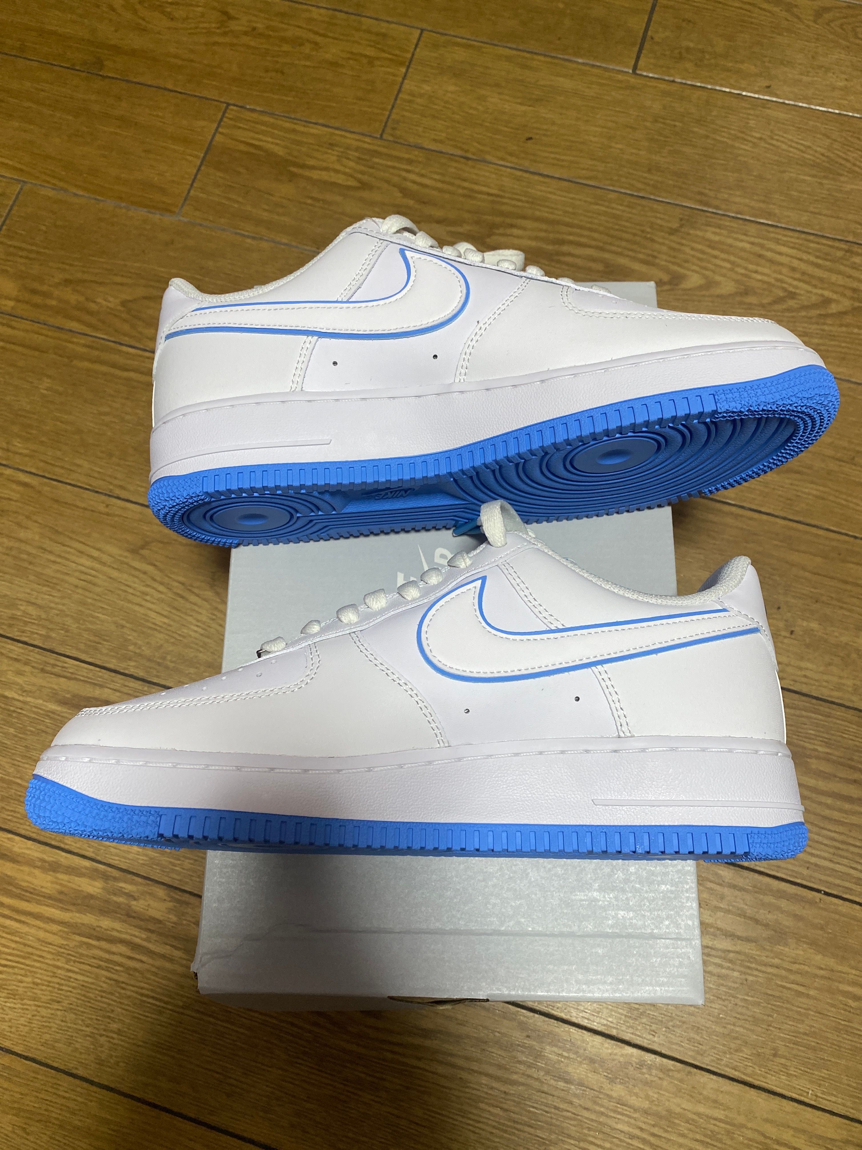 Nike Air Force 1 Low "White and University Blue"
