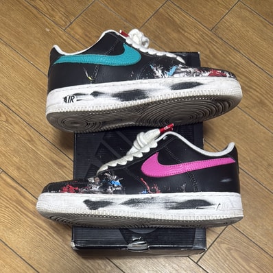 PEACEMINUSONE × Nike Air Force 1 Low '07 Para-Noise 3.0 "Black and Multi-Color" / G-DRAGON